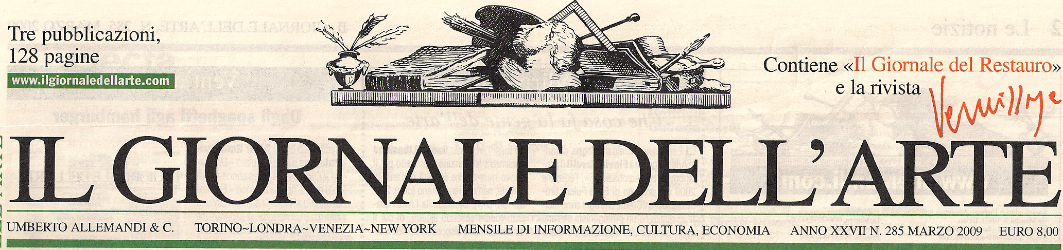 Risultati immagini per GIORNALE DELL'ARTE