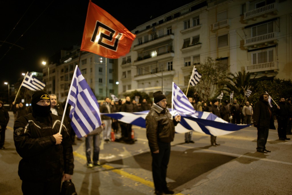 Golden Dawn protest In Athens