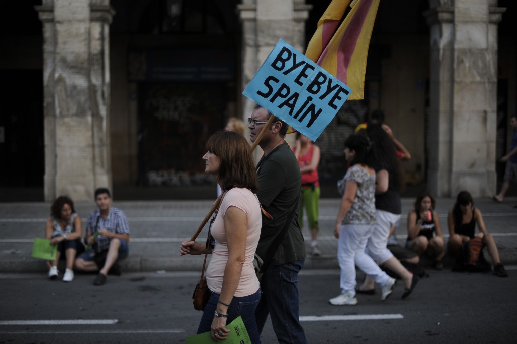 Protests On Catalonia's National Day