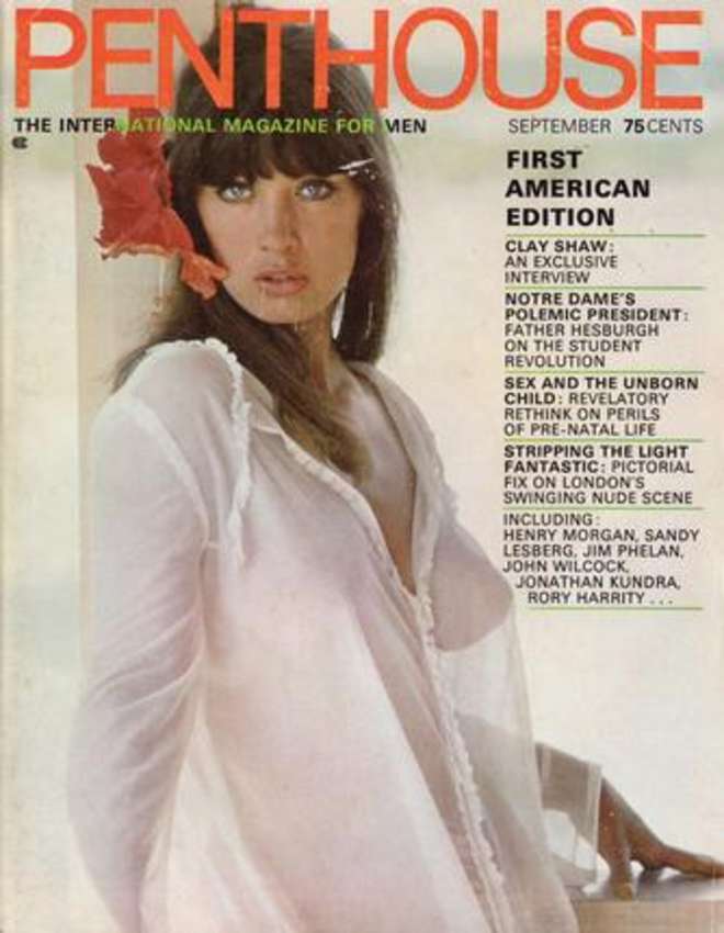 La copertina del primo numero di Penthouse