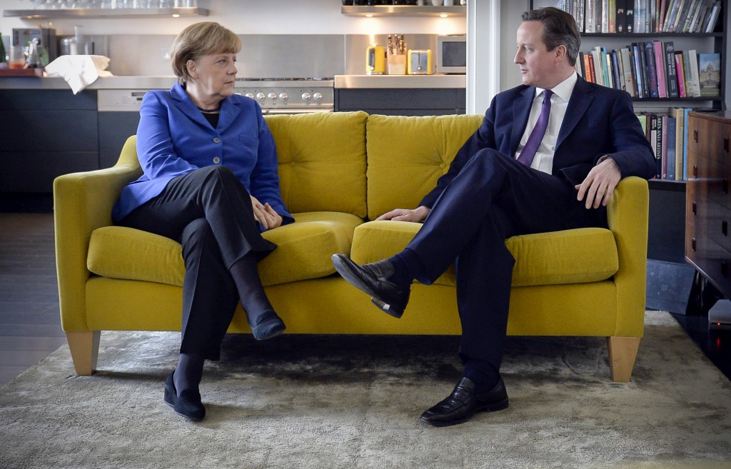 German Chancellor Angela Merkel Visits The UK
