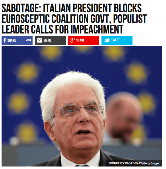 Breitbart Mattarella