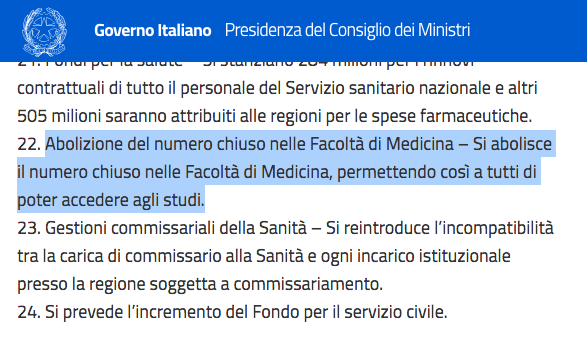 comunicato