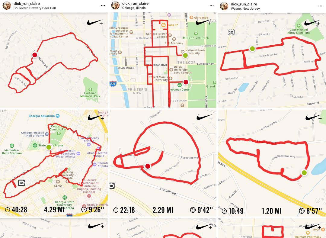 Cè Una Donna Che Disegna Dei Peni Con Le App Per Correre