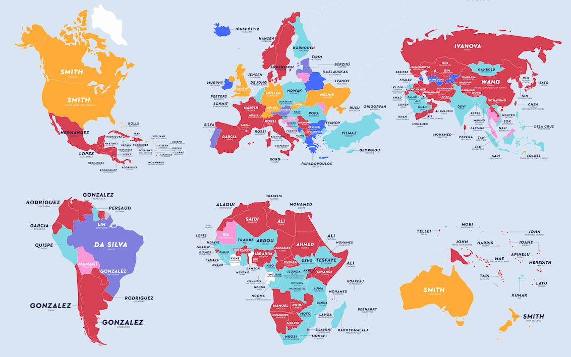 Quali Sono I Cognomi Pi Diffusi Al Mondo Paese Per Paese quali-sono-i-cognomi-pi-diffusi-al-mondo-paese-per-paese